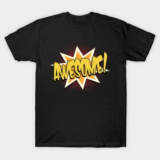 Awesome Comic Book Art Style Design T-Shirt